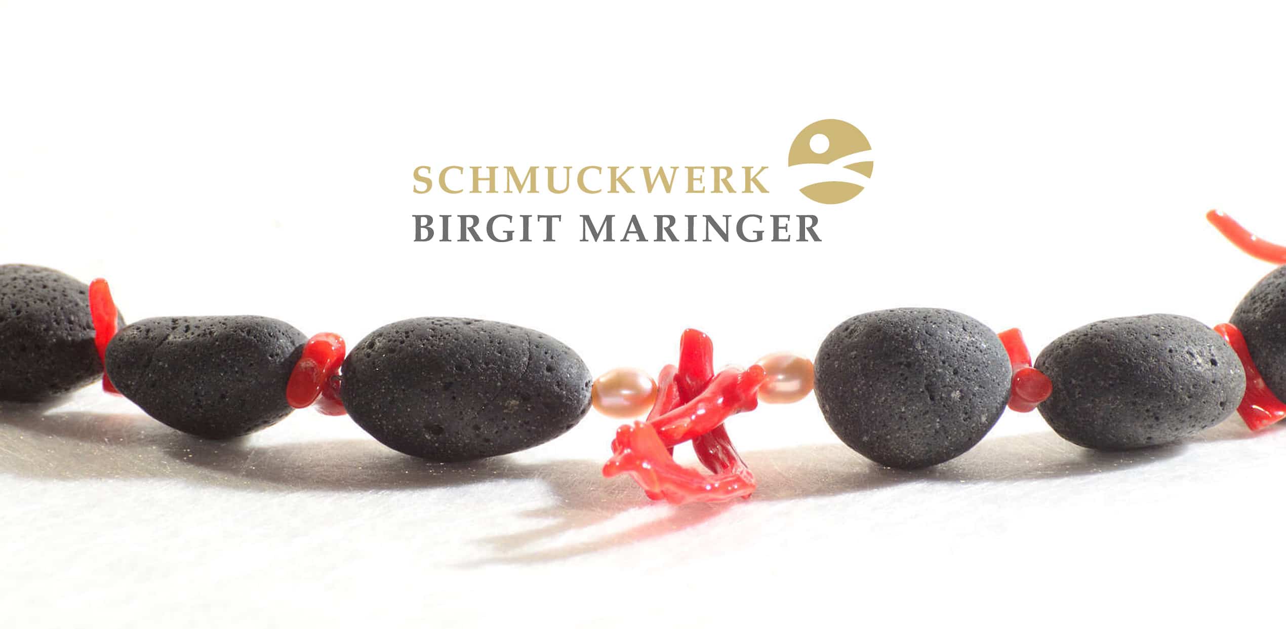 Schmuckwerk Birgit Maringer Halskette Koralle